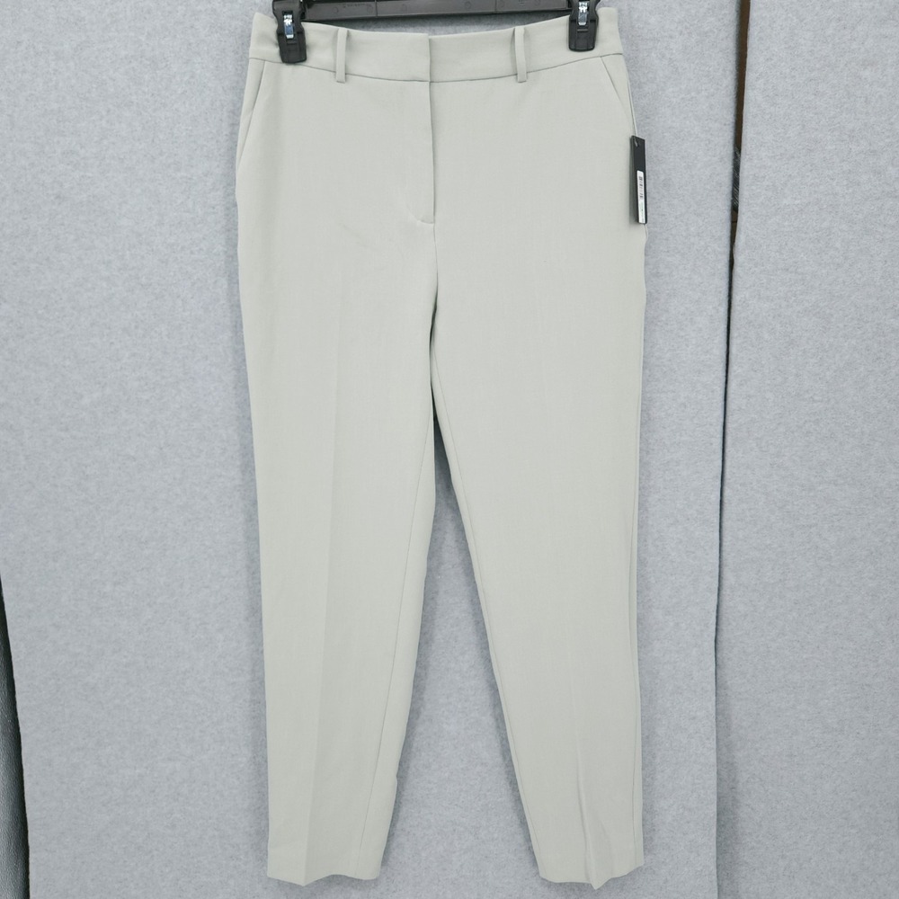 Donna Karan High Rise Straight Leg Mint Dress Pants Womens Size 8 NWT